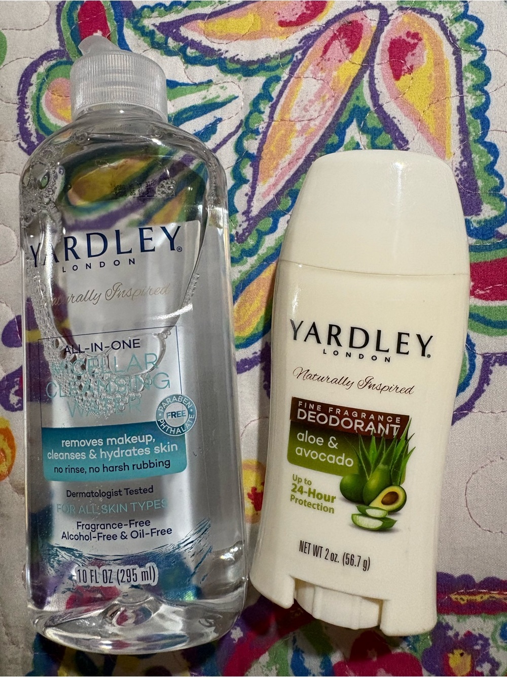 Aloe & Avocado Makeup Remover + Deodorant Set - Clear & Cream